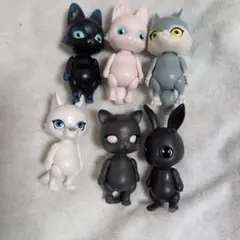 カプセルドール　猫　兎　狐　全15種　コンプリートセット カプセルドール CAPSULEDOLL 猫 兎 狐 全15種 コンプリートセット