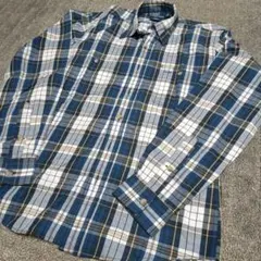 Polo by Ralph Lauren 長袖シャツ M 青系チェック