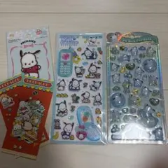 【正規品】ポチャッコ　うるちゅる　平成はっぴーフォン　ワッペン　シールセット売りのサムネイル