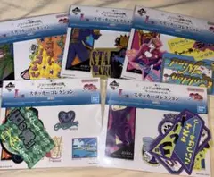 Ｌ賞5種 ステッカー ジョジョの奇妙な冒険 一番くじ シール