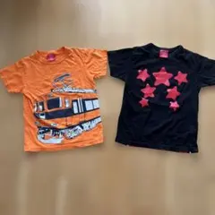オジコ　8Ａ　キッズ Tシャツ 2枚セット 電車 てんとう虫のサムネイル