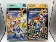 【２本セット】スーパーファミコン　ロックマンX ロックマンX2 箱説付き