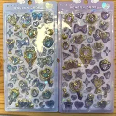 ボンボンドロップシールマジカル パープル＋ブルーセット