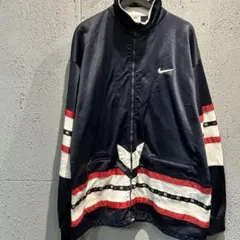 USA製　90s NIKE トラックジャケット　ヴィンテージ　刺繍　XXLサイズ