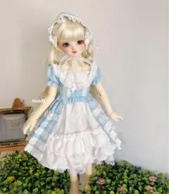 JANAYA ハンドメイド　SDM服　1/4服　水色ワンピース　5点セット