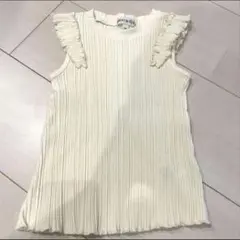 【新品未使用】シューラルー /女の子100cm肩出し ノースリーブのサムネイル