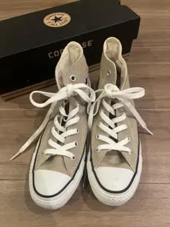 【最終値下げ】 CONVERSE ALL STAR ベージュ ハイカット