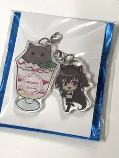 86 クレナ コラボカフェ本舗 BLANC アクリル ワイヤーチャーム 2点
