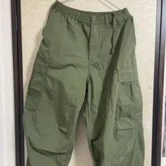 GU オリーブ カーゴパンツ M