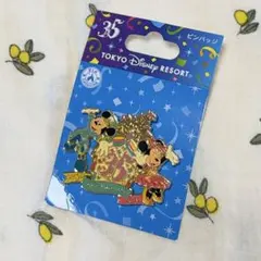 東京ディズニーリゾート 35周年 ピンバッジ
