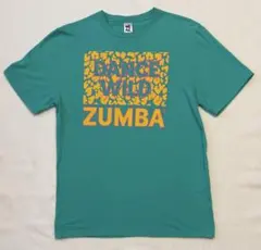 ZUMBA 「DANCE WILD ZUMBA」ターコイズTシャツ