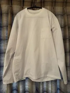 【美品】ノースフェイス　ロングスリーブエアリーリラックスティー　ホワイト