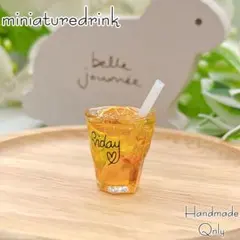 ミニチュアドリンク フェイクフード ハンドメイド 【103】