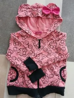 HELLO KITTY フード付きパーカー 100cm