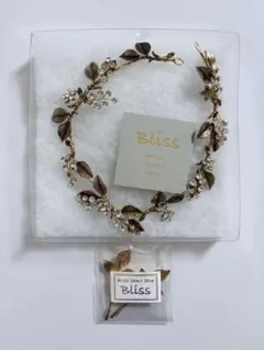 Bliss ブライダル ヘッドドレス ヘアアクセサリー ゴールドのサムネイル