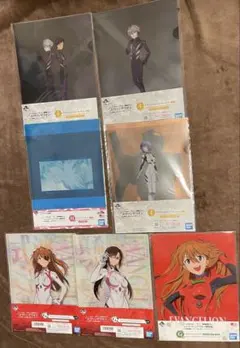 一番くじ エヴァンゲリオン　クリアファイル まとめ売り　7点セット