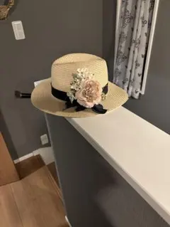 花のコサージュ