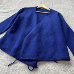 45R カーディガン　カシュクール 美品 45R フォーティファイブアール シェットランドレースの