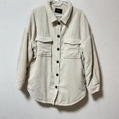 ベージュ コーデュロイジャケット Mサイズ