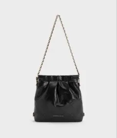 CHARLES＆KEITH Duoドゥオ チェーンハンドルツーウェイバックパック