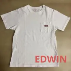 EDWIN ホワイト Tシャツ XSポケット付きのサムネイル