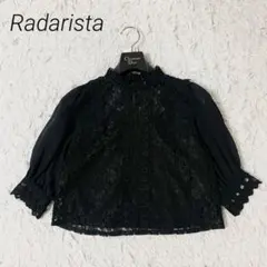 Radarista 総レース＆シアー異素材 ブラウスカットソー 新品