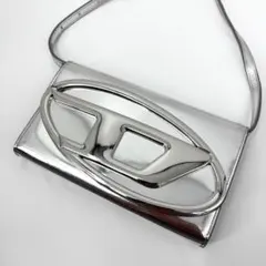 ディーゼル ショルダーバッグ 1DR シルバー レザー ウォレット