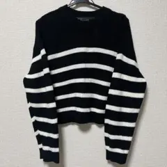美品 H&M ボーダー ニット