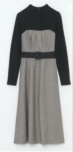 ブルーレーベル・クレストブリッジ　ツィードビスチェコンビワンピース