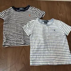 Polo Ralph Lauren ボーダーTシャツ 2枚セット 90双子おそろのサムネイル