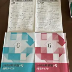 公中受検新演習 小6 冬期テキスト 文系 理系 セット - メルカリ