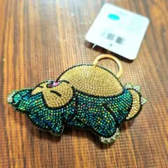 ポケモン　☆　カビゴン　キラキラ　ラインストーン　キーホルダー