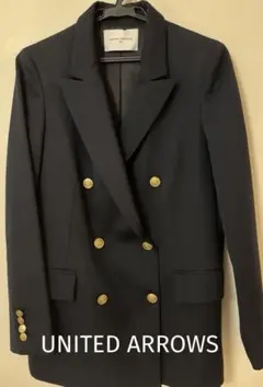 紺ブレ テーラードジャケット