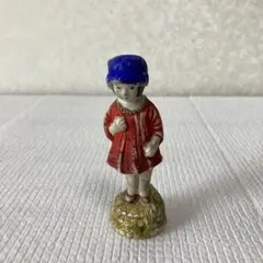 TS5 希少 レトロ 大道芸人 販促用芸人 土人形 アンティーク 直立不安定