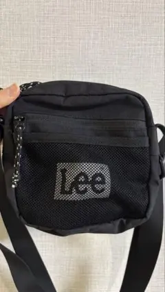 Lee ブラック ミニバッグ ショルダーバッグ