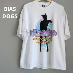 【美品】BIAS DOGS Sampling Queen Tシャツ ホワイト