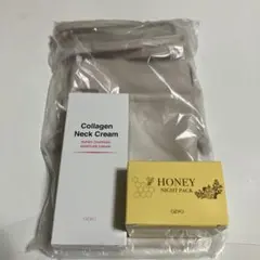 OZIO コラーゲンネッククリーム ハニーナイトパック63 g ❤️ポシェット付のサムネイル