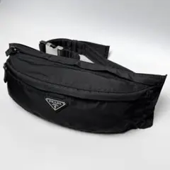 PRADA / トライアングルロゴ ボディバッグ ナイロン ブラック メンズ