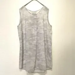 【大きいサイズ】カモフラージュ柄 タンクトップ　15号のサムネイル