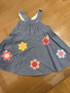 ミキハウスデニムワンピース 80