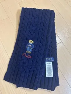 POLO RALPH LAUREN ポロベア ケーブルニット マフラー