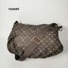 russet ラシット モノグラム ショルダーバッグ ブラウン 良品