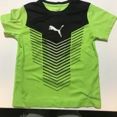 Puma 蛍光グリーン シャツ　130cm