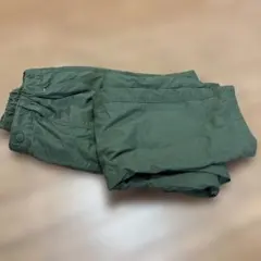 ユニクロ　150cm 暖パン　カーキ　裏フリース
