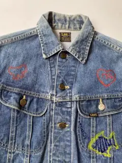 70s Lee 101J ハンドペイント Levis BIG E vintage