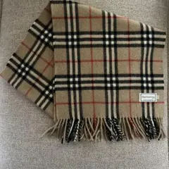 BURBERRYS カシミア100% マフラー ノバチェック ブラウン - メルカリ