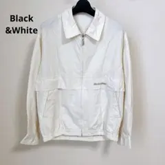 Black&White ジャンパー　トラックジャケット　ジッパー　L 日本製