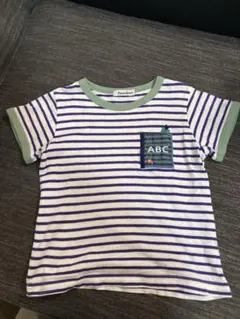 familiar ストライプ Tシャツ　120