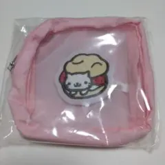 サンエックスユニバース C賞 メッシュ刺繍ポーチ にゃんにゃんにゃんこ 1点