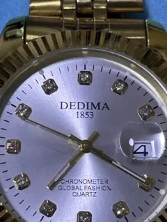 DEDIM 1853 メンズ 腕時計 ゴールド クォーツ